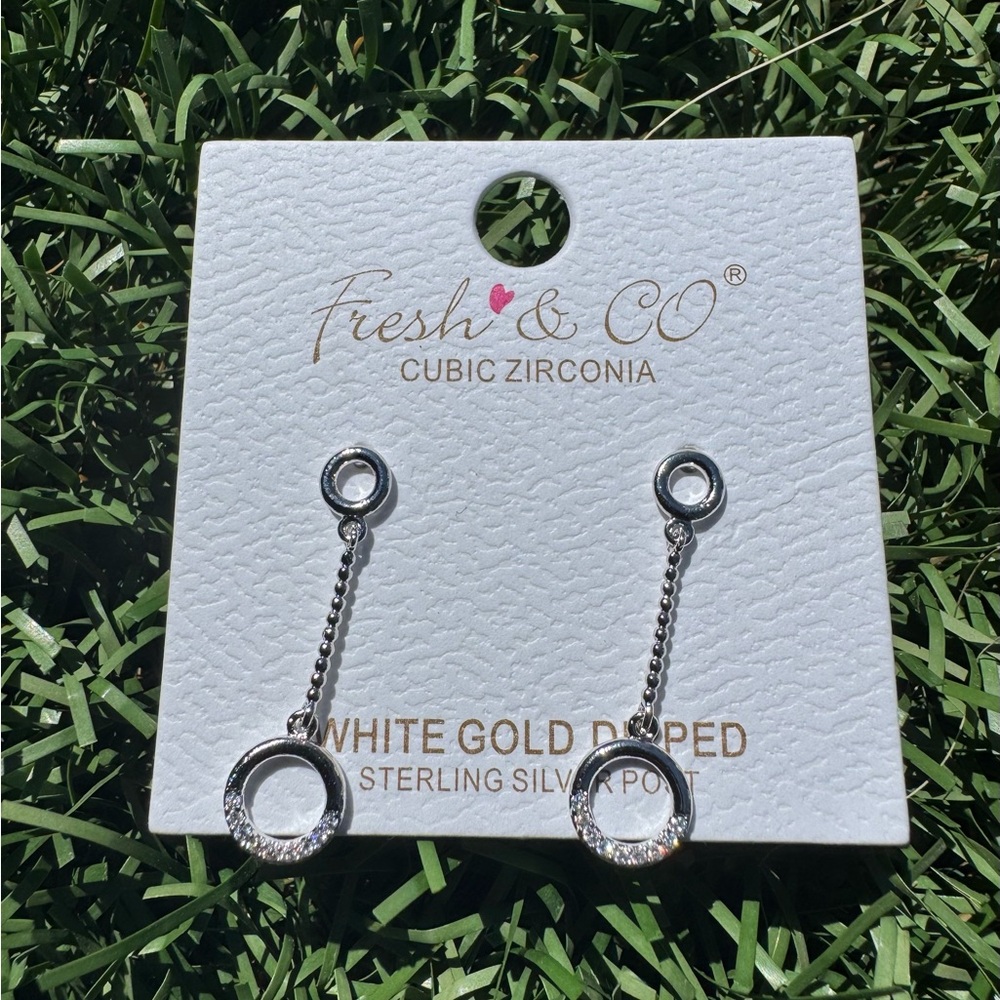Silver Cubic Zirconia Earrings